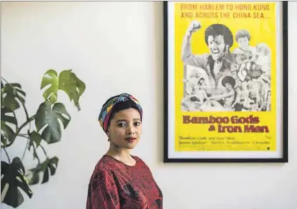  ?? Photo: Paul Botes ?? Colourful exploratio­n: In Power to the Purple, Khulekani Mayisa aims to marry the two art forms she loves: writing and film.