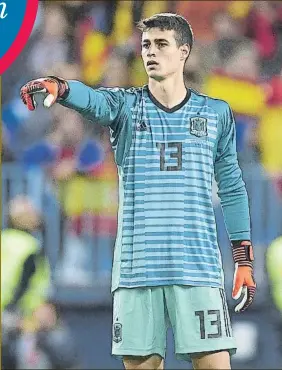  ?? FOTO: GETTY ?? Kepa apenas tuvo trabajo en su debut a las órdenes de Lopetegui frente a Costa rica