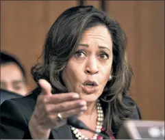  ??  ?? High ground? Kamala Harris championed #MeToo as a senator.