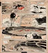  ??  ?? Osamu Tezuka (-) - Astro Boy, encre de Chine et aquarelle sur papier pour une planche publiée en - dans le magazine Shônen Estimation :  -  €