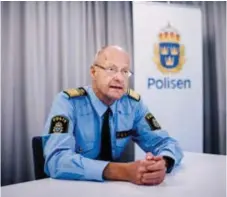  ??  ?? Polisen behöver få bättre verktyg för att avlyssna krypterad kommunikat­ion, menar Mats Löfving.