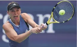  ?? ?? Caroline Wozniacki, left, was the player everyone was talking about during the first week of this year’s US Open – now she’ll face Elina Svitolina, right, in the first round of the ASB Classic.