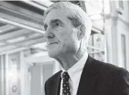  ?? J. Scott Applewhite / Associated Press ?? Special counsel Robert Mueller’s team of prosecutor­s and FBI agents are methodical­ly and purposeful­ly examining the words and deeds of Trump’s associates.