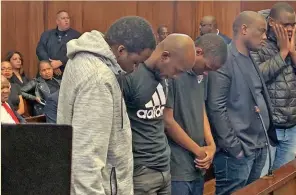  ?? ?? ARRESTED: Suspects in the AKA murder case