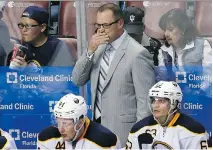  ?? THE ASSOCIATED PRESS ?? Sabres players were unhappy with coach Dan Bylsma’s rigid philosophy. Bylsma and GM Tim Murray were fired Thursday.