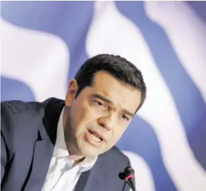  ?? BILD: SN/APA (AFP)/SAKIS MITROLIDIS ?? Alexis Tsipras