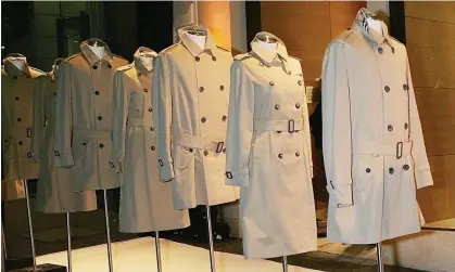  ?? ?? Burberry expects operating profits of between £410m and £460m in the year to the end of March. Photograph: Patrick Riviere/Getty Images