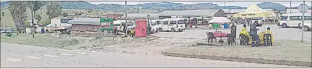  ?? ?? A view of the ‘business hub’ of Mankayane.