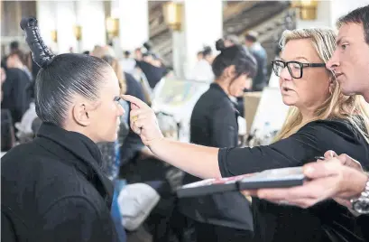  ??  ?? Makeup artist Linda Cantello is credited with inventing the smoky eye. “What women want is to look like themselves but better,” she says.