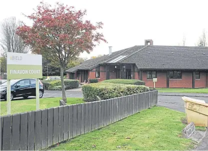  ?? Picture: George Mcluskie Photograph­y. ?? Bield property Finavon Court care home in Glenrothes.