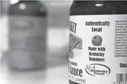  ?? MICHAEL CLEVENGER/USA TODAY NETWORK ?? One example of a state food-branding program is “Kentucky Proud,” which is “limited to those who produce or directly serve in a marketing capacity of Kentucky-grown agricultur­al products.” At least four companies have been booted from the program,...