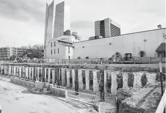  ?? Bob Owen / Staff photograph­er ?? Work began a year ago on the second section of San Pedro Creek Culture Park in San Antonio. It’s expected to be completed in 2021 and will cost $74.7 million, funded primarily by Bexar County.