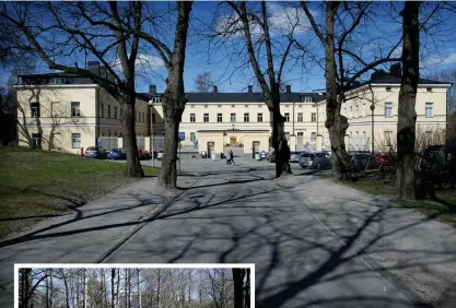  ??  ?? I NREP:s plan för Lappviken skulle den gamla huvudbyggn­aden få kontor och hostell. Moomin Characters med dotterbola­g skulle hyra arbetsutry­mmen och en affärsloka­l i flygeln till vänster. Det tilltänkta Tove Jansson-museet är inritat i mitten av byggnaden. Flygeln till höger skulle bli hostell.