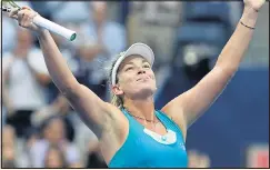  ??  ?? NO CLOWN: Coco Vandeweghe overpowere­d Karolina Pliskova