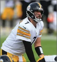 ?? (AP/Matt Stamey) ?? Quarterbac­k Ben Roethlisbe­rger and the Pittsburgh Steelers will have to wait until Sunday afternoon to play the Baltimore Ravens after the game was moved Wednesday because of covid-19 concerns with the Ravens.