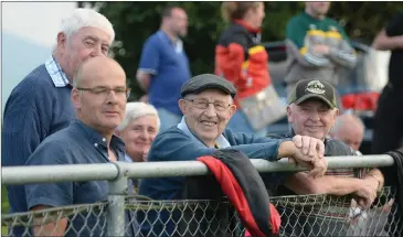  ??  ?? Viewing the final were Seamus Lehane, Jack O’Keeffe, John Lane and Christy O’Keeffe from Kiskeam.