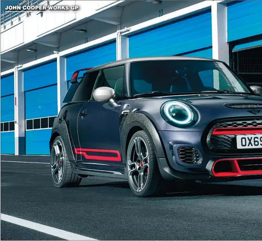  ??  ?? JOHN COOPER WORKS GP