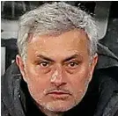  ??  ?? Disbelief: Mourinho looks on