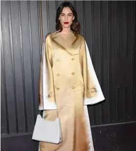  ?? Photograph: Karwai Tang/WireImage ?? Alexa Chung wearing oversized sleeves at British Vogue's 2023 ‘Forces for Change’ party in London last week