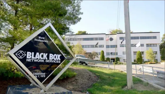  ?? Michael Henninger/Post-Gazette ?? Black Box in Washington County is being acquired by Singapore-based AGC Networks.