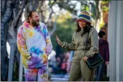  ?? NETFLIX ?? Jonah Hill and Lauren London in a scene from “You People.”