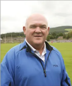  ??  ?? Wicklow Senior football boss John Evans in Joule Park, Aughrim.