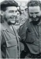  ??  ?? START THE REVOLUTION: Che Guevara and Fidel Castro in the ‘60s, when the pair had hoped to take the Cuban revolution to the rest of Latin America