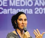  ?? RICARDO MALDONADO ROZO/EPA, VÍA SHUTTERSTO­CK ?? Yoani Sánchez dijo que su pódcast diario “crea un sentido de intimidad”, que los cubanos anhelan.