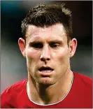  ?? ROB DRAPER ?? AMBITIOUS: Liverpool’s James Milner