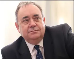  ??  ?? Alex Salmond is contesting the complaints process activated against him