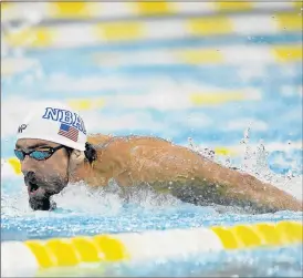  ?? Picture: GETTY IMAGES ?? GOING SWIMMINGLY: Michael Phelps swims the butterfly section of the 200 IM final at the Arena Pro Swim Series, in Minneapoli­s, US during the weekend