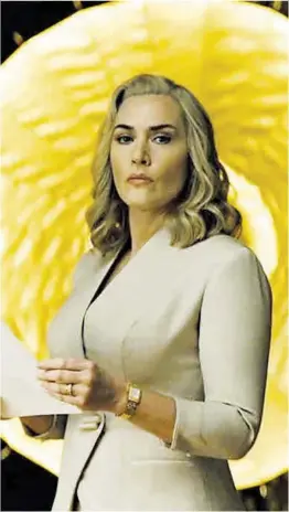  ?? HBO Max ?? Kate Winslet, en el papel de la dictadora Elena Vernham, en ‘The Regime’.