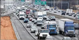  ?? EMILY HANEY / AJC.COM ?? A transit referendum this month in Gwinnett County’s intended to help reduce congestion on crowded roads such as I-85.