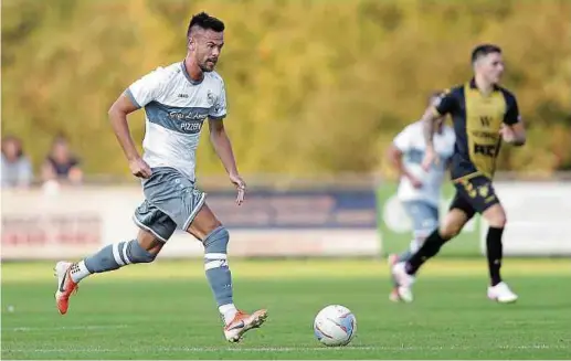  ?? Foto: Ben Majerus ?? Mario Pokar hat in der Europa League wertvolle Erfahrunge­n gesammelt. Nun nimmt er bei F91 eine Schlüsselr­olle ein.