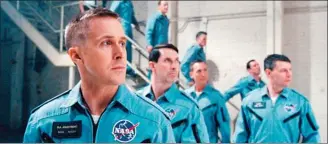  ?? The Associated Press ?? This Universal Pictures image shows Ryan Gosling in a scene from “First Man.”