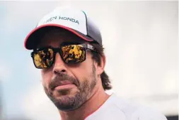  ?? Foto: dpa ?? Auf der Suche nach dem Spaß in der Formel 1: Fernando Alonso schwankt zwischen Frust und Freude.