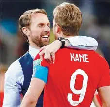  ??  ?? Southgate conta com os golos de Kane para passar