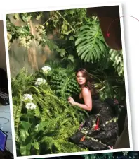  ??  ?? INTO THE FOREST KC Concepcion strikes a pose for photograph­er Mark Nicdao as they transform every captured image into a fairy tale-like scene