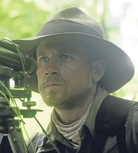 ??  ?? Charlie Hunnam in The Lost City of Z.