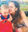  ?? Picture: FACEBOOK ?? TRAGIC: the accused Lina Daley with her son Makavelii Leoni.