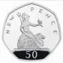  ?? ROYAL MINT/PA ?? Coins featured in the Royal Mint’s special 50p anniversar­y proof set