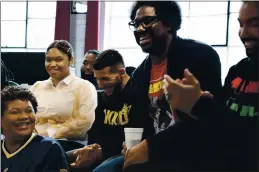  ?? PHOTOS: CNN ?? W. Kamau Bell hangs with members of a Pittsburgh youth group as part of a segment of “United Shades of America” airing Sunday.