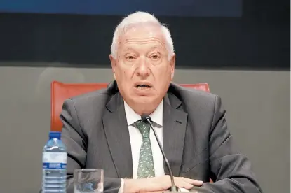  ??  ?? José Manuel García-Margallo, ministro de Asuntos Exteriores.