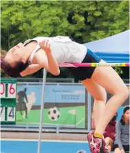  ?? Photo: Shirley Chui ?? Priscilla Cheung on her way to victory yesterday.