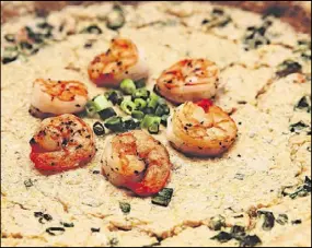  ?? BY JENNIFER CARTER CONTRIBUTE­D ?? Shrimp and Grits Pie by Christina M. Rhoades of Acworth.