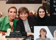  ?? ?? Nadine Kanso,
Alissar Nasr and
Hind Abdul Hamied Seddiqi