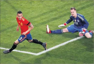  ??  ?? DESTACADO. Rodrigo hizo el gol de España a Alemania y jugó un buen partido.