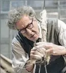  ?? Parisa Taghizadeh/Sony Pictures Classics ?? Geoffrey Rush portrays artist Alberto Giacometti in “Final Portrait.”