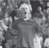  ?? THE CANADIAN PRESS / FILES ?? Denis Shapovalov had a breakthrou­gh year.