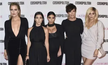  ??  ?? Khloé Kardashian, Kourtney Kardashian, Kim Kardashian West, Kris Jenner and Kylie Jenner in West Hollywood, California, in 2015. Photograph: Jordan Strauss/Invision/AP